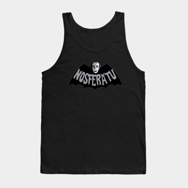 Nosferatu Bat Symbol Tank Top by EnchantedTikiTees